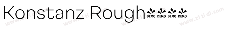 Konstanz Rough字体转换